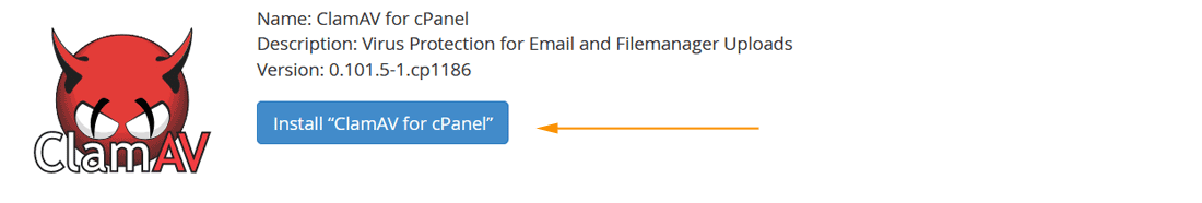 install clamAV antivirus using cpanel